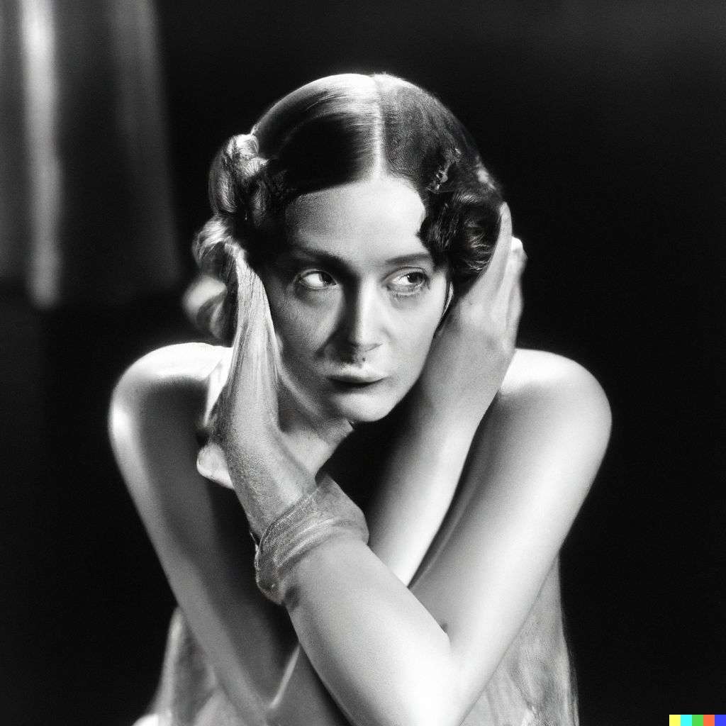 a representation of anxiety, photograph taken by George Hurrell